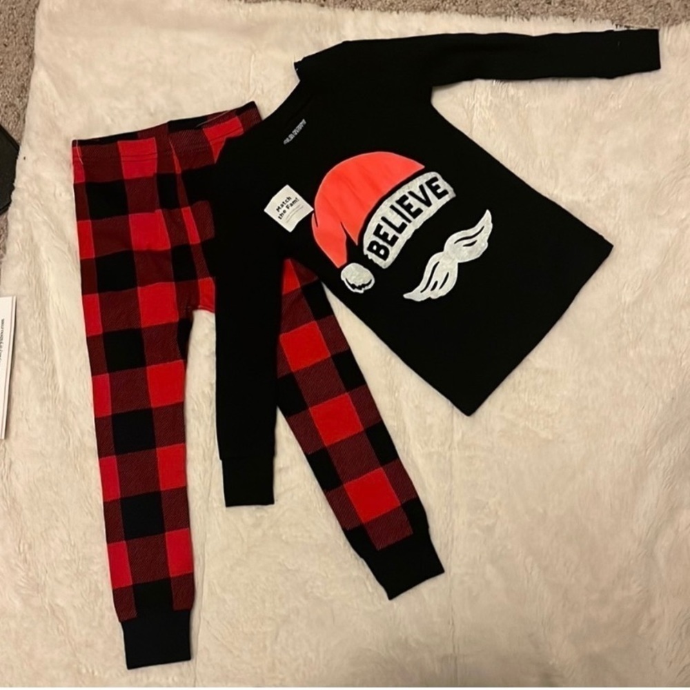 NWT Christmas Santa Toddler Unisex Pajamas